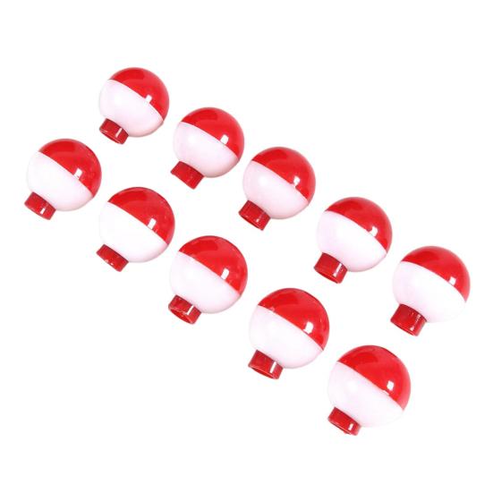 10 шт. Рыболовные поплавки Сильная плавучесть Сверхлегкие Водонепроницаемые Полые Рыболовные поплавки Рыболовные снасти Рыболовные принадлежности 13mm