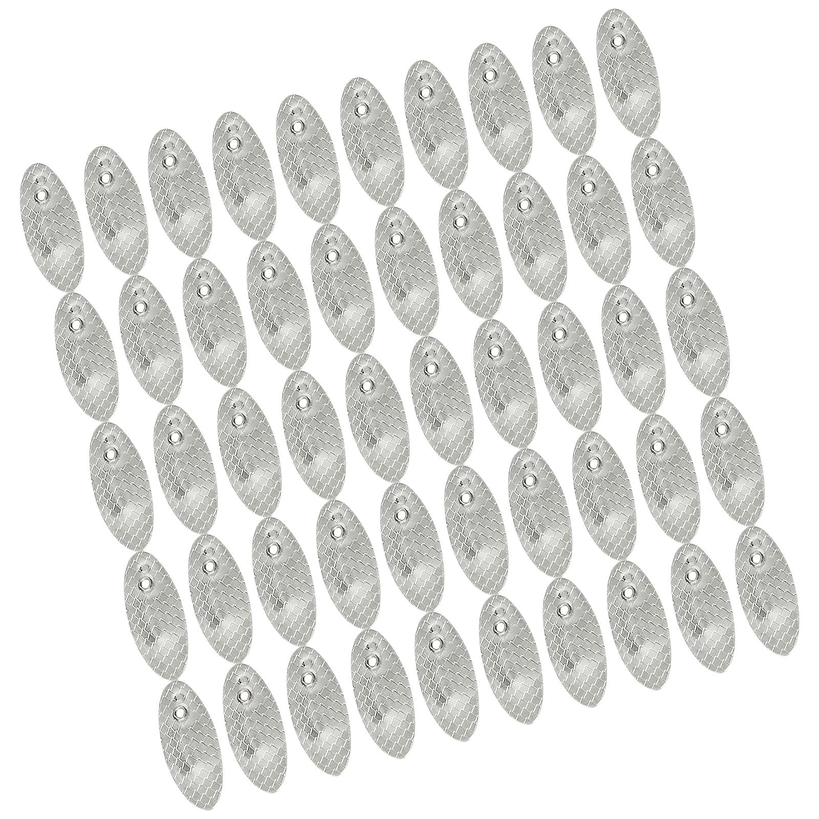 50 шт. рыболовные блесны рыболовные блесны изготовление блесны рыболовные блесны металлические рыболовные блесны рыболовные блесны блесны приманки 8 серебряный